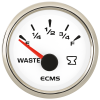 Trim Gauge ECMS Wit 0-190 Ohm 52mm