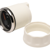 ECMS Trimmesanzeige Schwarz-Chrom 52mm