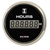 ECMS Black-Chromed 52mm Trim Gauge - 167-10 Ohm ECMS Black-Chromed 52mm Trim Gauge - 167-10 Ohm