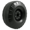 Zandwiel voor Aanhangers Ø390mm Ø25mm