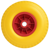 Puncture-Resistant Solid Trailer Wheel Ø260mm Ø20mm Yellow