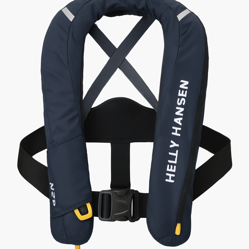 Felfújható mentőmellény Helly Hansen Inshore 150N kék Felfújható mentőmellény Helly Hansen Inshore 150N kék