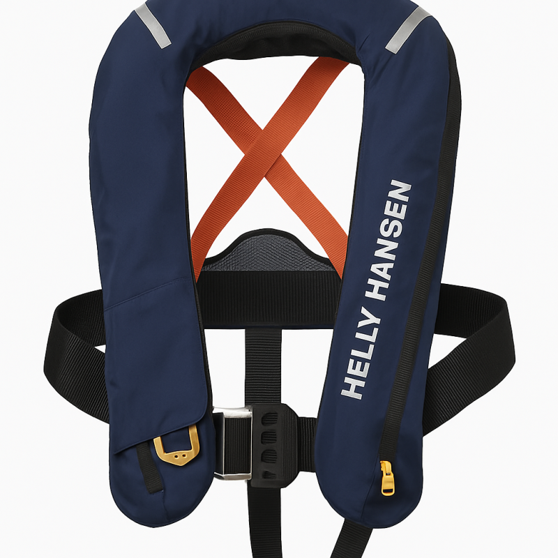 Felfújható mentőmellény Helly Hansen Inshore 150N kék Felfújható mentőmellény Helly Hansen Inshore 150N kék
