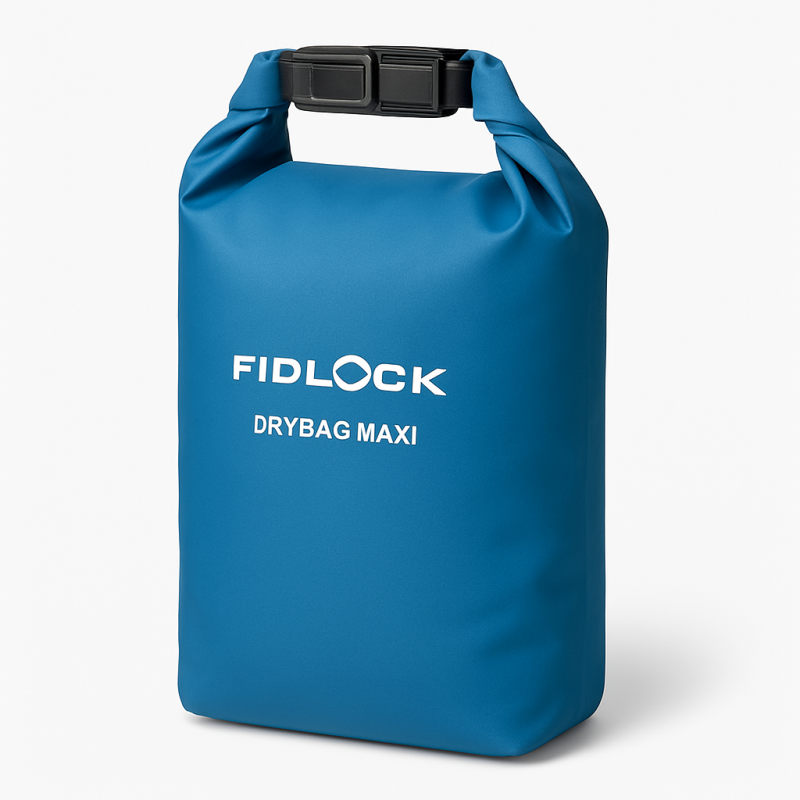 Geanta impermeabilă Maxi Blue cu închidere Fidlock