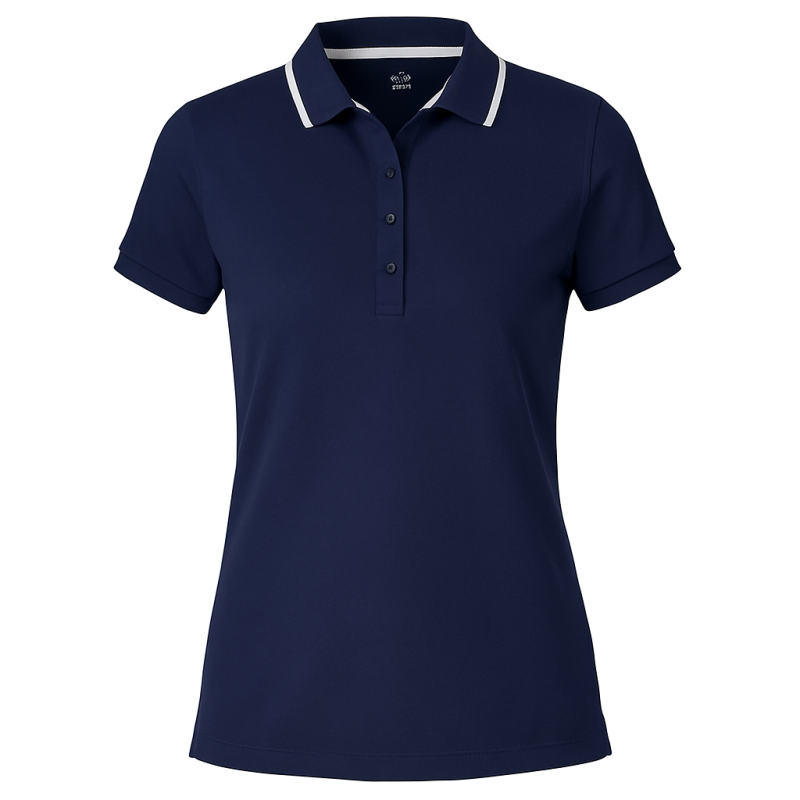 H/H Crew Tech Women's Polo Shirt 33984 Navy Blue Size M H/H Crew Tech Women's Polo Shirt 33984 Navy Blue Size M