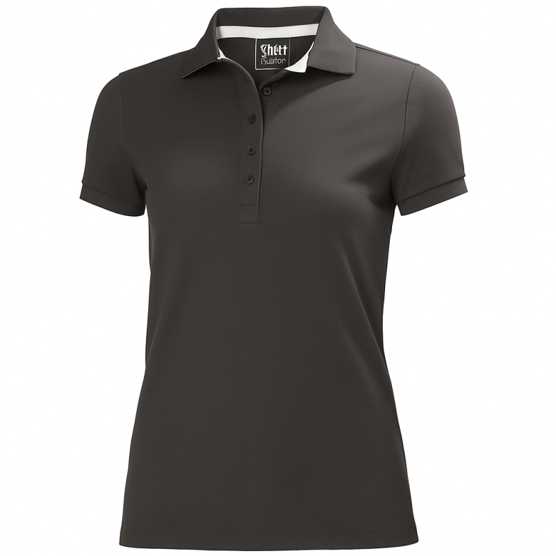 H/H Crewline Women's Polo Shirt 980 - Ebony Grey, Size L H/H Crewline Women's Polo Shirt 980 - Ebony Grey, Size L