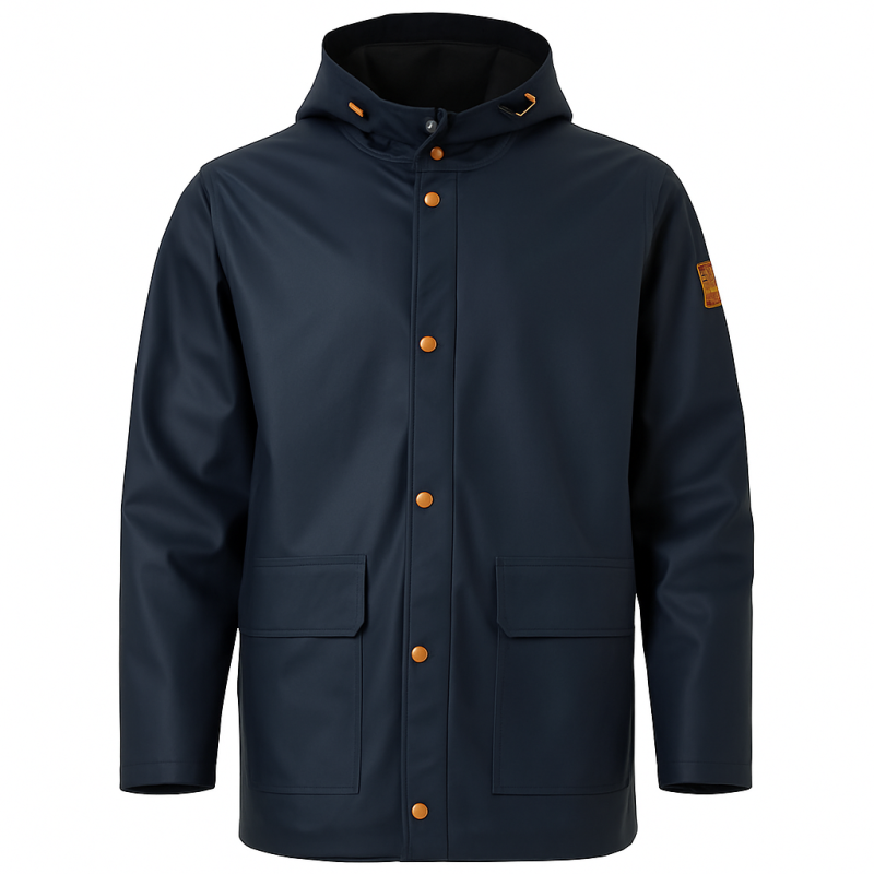 H/H WW Gale Regenzeiljack 590 Blauw Marine 3XL