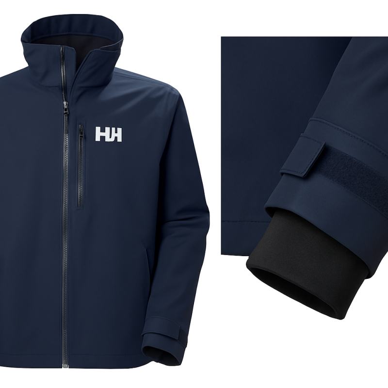 H/H WW Gale Regenzeiljack 590 Blauw Marine 3XL