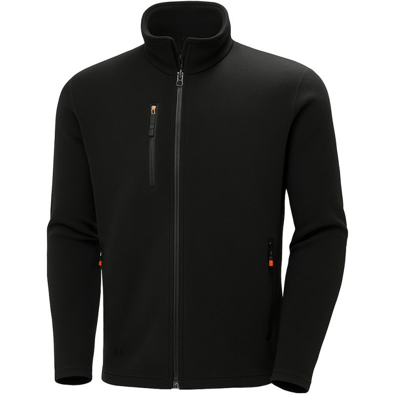 Jachetă Fleece Oxford H/H WW Neagră - Mărimea 3XL Jachetă Fleece Oxford H/H WW Neagră - Mărimea 3XL