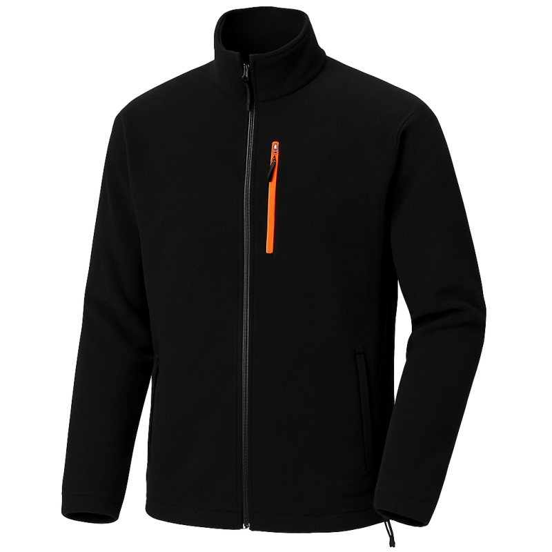 Jachetă Fleece Oxford H/H WW Neagră - Mărimea 3XL Jachetă Fleece Oxford H/H WW Neagră - Mărimea 3XL