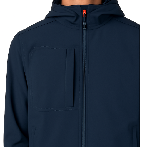 Chaqueta Helly Hansen Kensington Softshell con Capucha Azul Marina Talla L