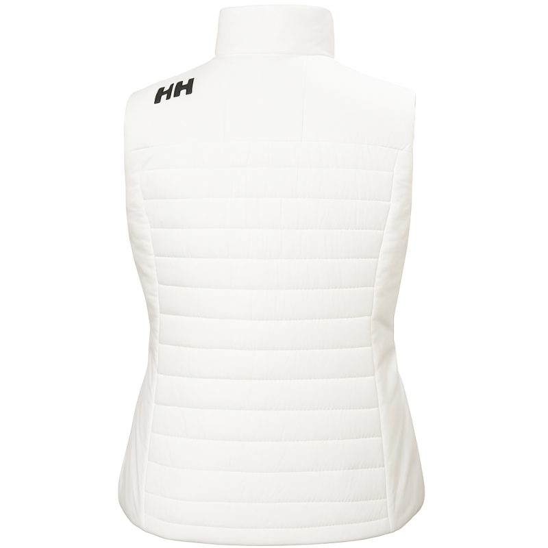Dame H/H Crew Isolationsvest - Hvid, Str. M