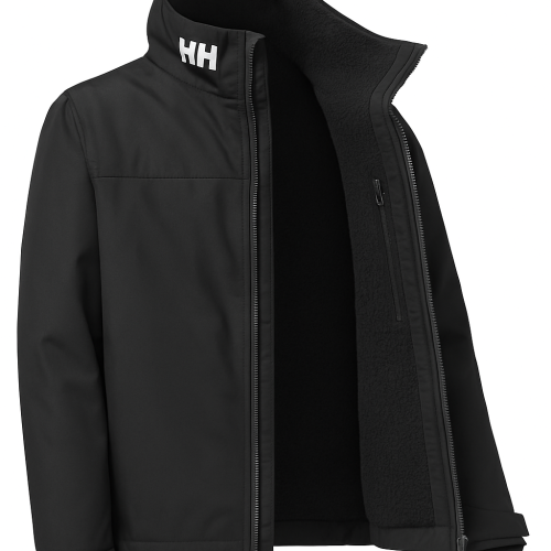 Fleece bunda Helly Hansen Classic s kapucí - Černá