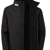 Класическо вълнено яке Helly Hansen с качулка - Черно - 2XL