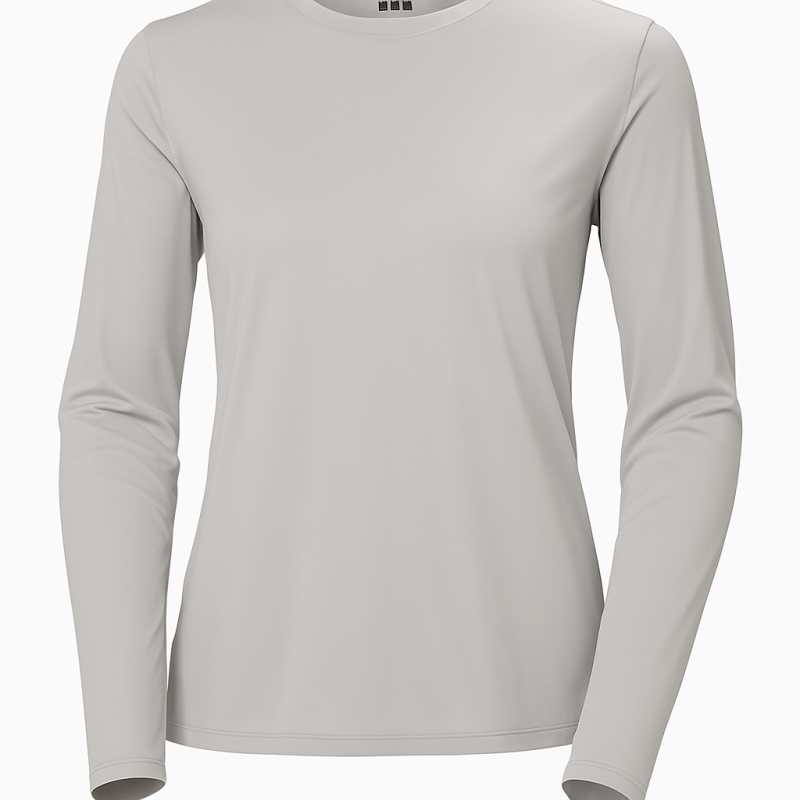 H/H Tech Crew Long Sleeve Shirt 2.0 for Women - Grey M