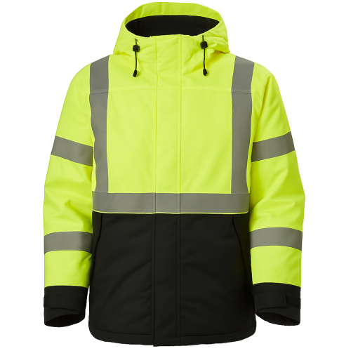High-Visibility Winter Jacket H/H WW UC-ME 369 - Yellow M