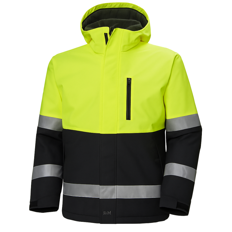 H/H WW UC-ME Winterjack 369 HI-VIS Geel L