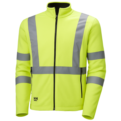 H/H WW UC-ME Fleecejack 360 HI-VIS Geel M