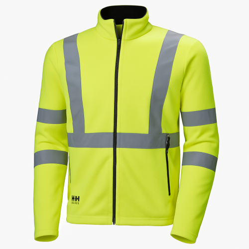 H/H WW UC-ME Fleecejack 360 HI-VIS Geel L