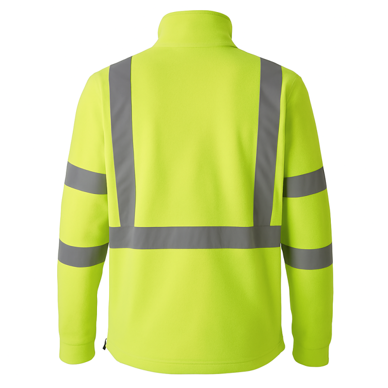 Jachetă Fleece 360 de Înaltă Vizibilitate Galbenă - Mărime 2XL Jachetă Fleece 360 de Înaltă Vizibilitate Galbenă - Mărime 2XL