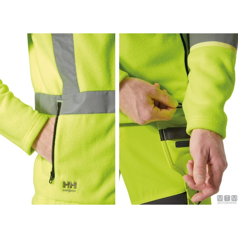 Jachetă din Fleece Galben de Înaltă Vizibilitate 360 - Mărimea 3XL Jachetă din Fleece Galben de Înaltă Vizibilitate 360 - Mărimea 3XL