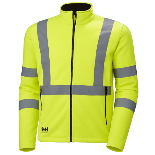 H/h Ww UC-ME Fleecejack 360 HI-VIS Geel 3XL