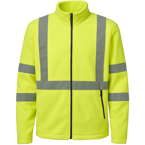 H/h Ww UC-ME Fleecejack 360 HI-VIS Geel 3XL H/h Ww UC-ME Fleecejack 360 HI-VIS Geel 3XL