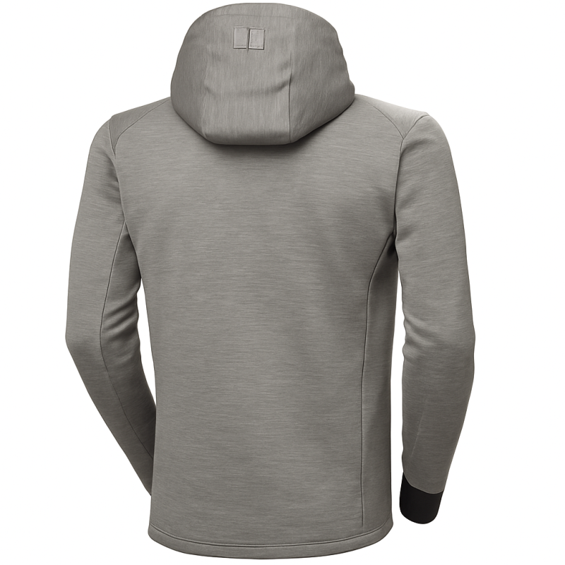 H/H WW Tech Hooded Midlayer Jacket 930 - Grey, Size L H/H WW Tech Hooded Midlayer Jacket 930 - Grey, Size L