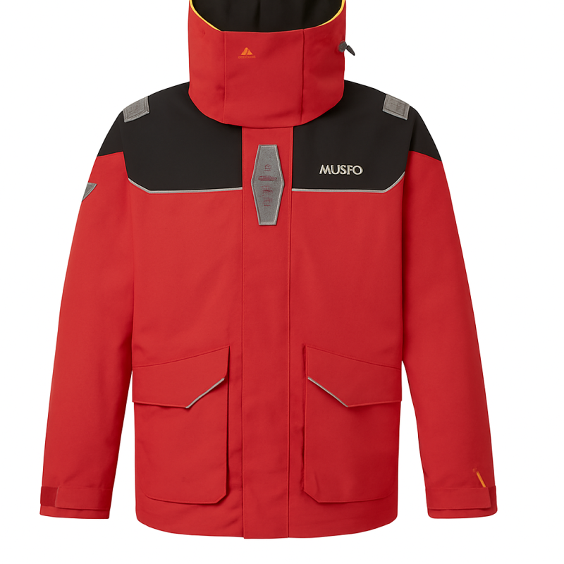 Musto BR3 Offshore Jakke Størrelse L Rød Musto BR3 Offshore Jakke Størrelse L Rød