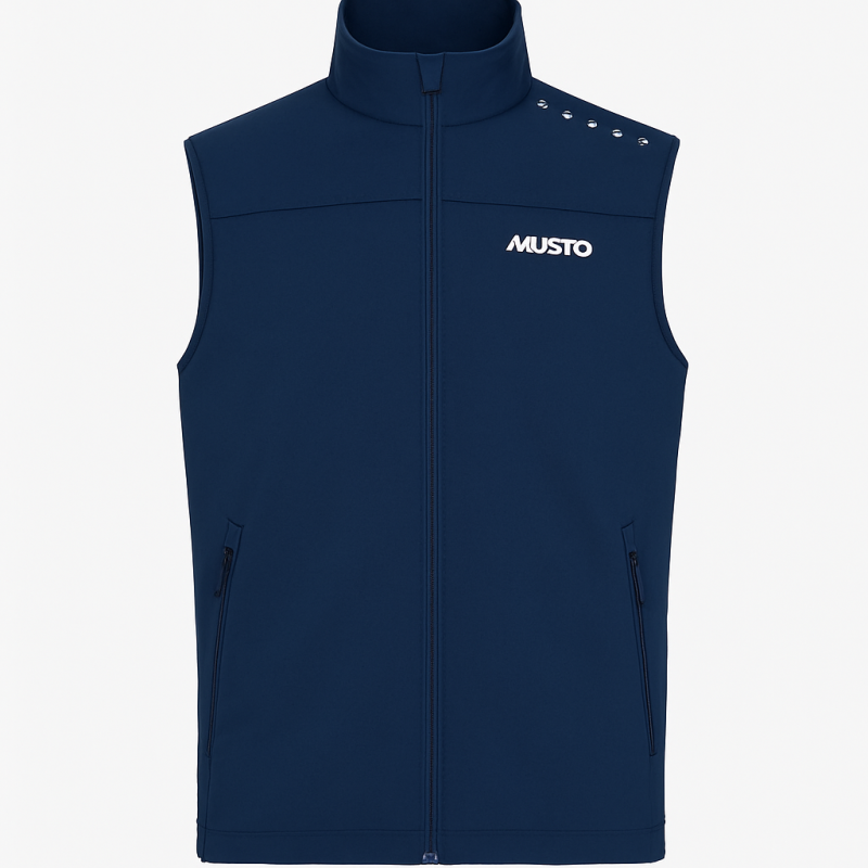 Musto Evo Crew Softshell Vest - Size S - Navy Musto Evo Crew Softshell Vest - Size S - Navy