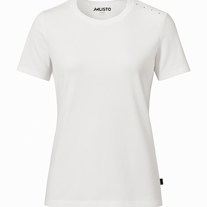 T-shirt Musto Crew Ochrona Przeciwsłoneczna dla Kobiet - Rozmiar M - Kolor Biały