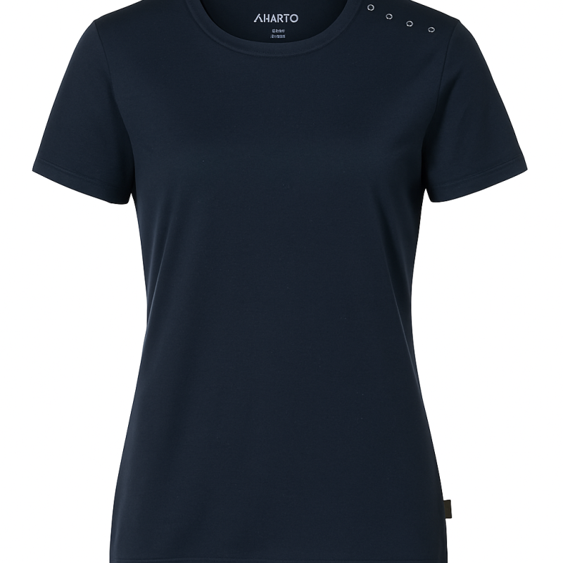 Musto Women's Sunblock T-Shirt - XS Navy Blue Musto Women's Sunblock T-Shirt - XS Navy Blue