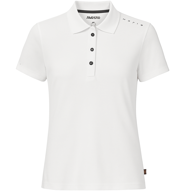 Musto Women's Sunblock Polo - Size M - White Musto Women's Sunblock Polo - Size M - White