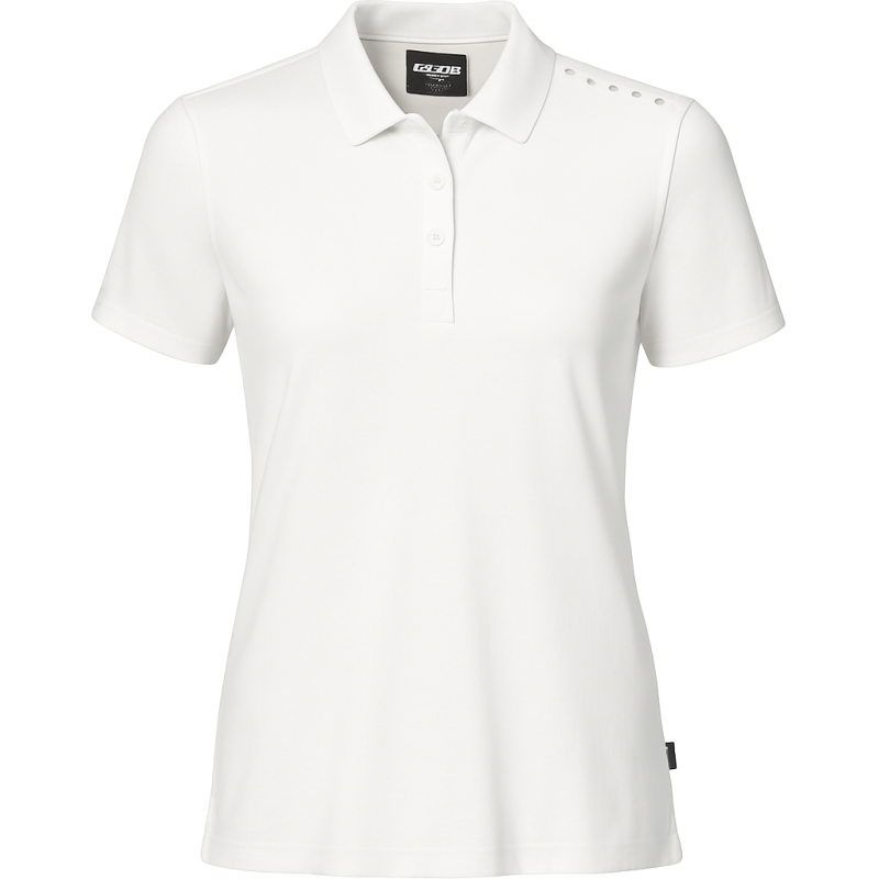 Musto Women's Sunblock Polo - Size M - White Musto Women's Sunblock Polo - Size M - White