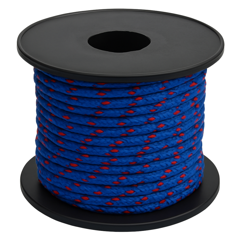 Blue Braided Line with Polypropylene Indicator - 2mm x 30m