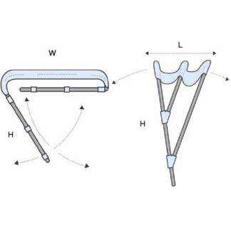 Bimini Top 3 Arches - Stainless Steel Blue 200 x 180 H140cm Bimini Top 3 Arches - Stainless Steel Blue 200 x 180 H140cm