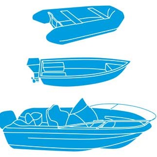 Verstellbare Graue Bootsschutzabdeckungen (488 bis 564 cm) Verstellbare Graue Bootsschutzabdeckungen (488 bis 564 cm)