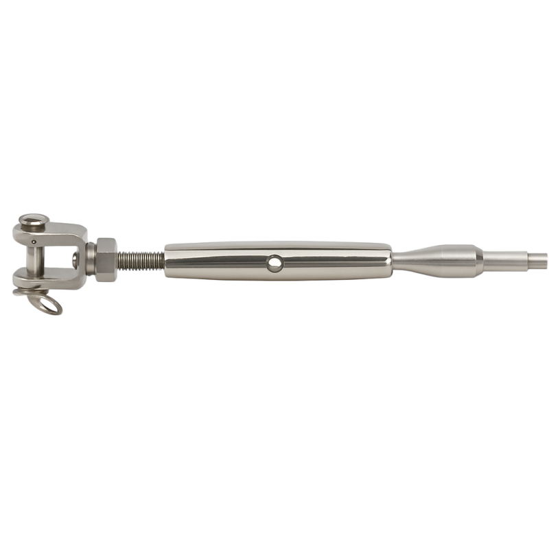 Modulær Tensioner - Rustfrit T-Gaffel L M12 Modulær Tensioner - Rustfrit T-Gaffel L M12
