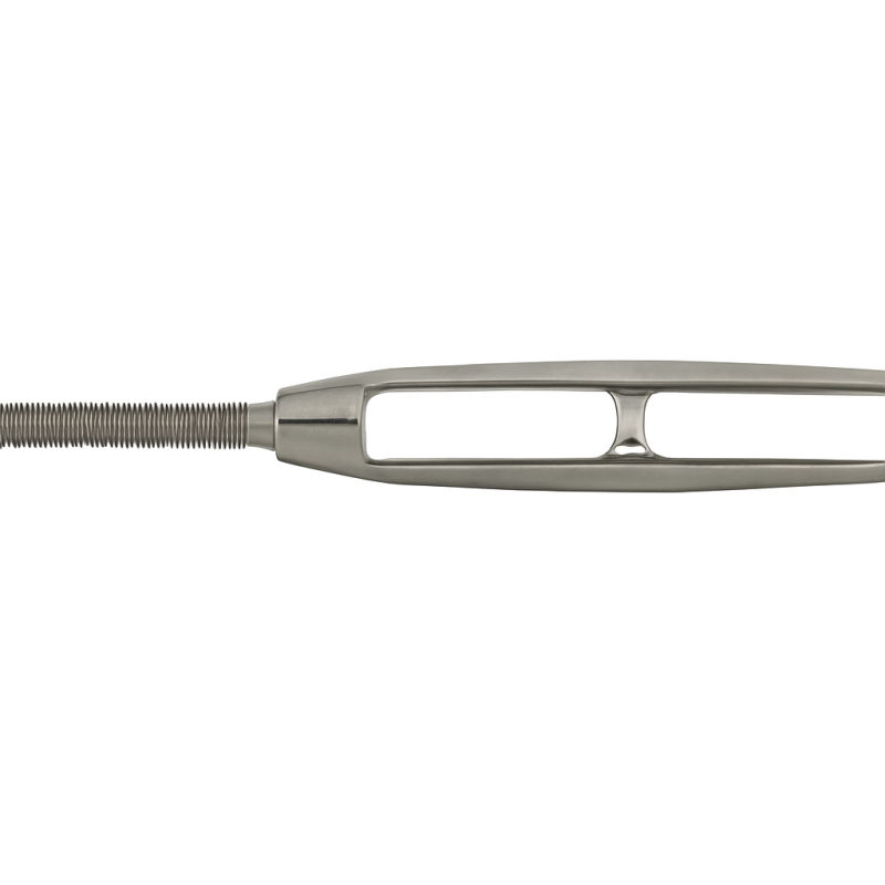 Modulær spændingstager - Rustfrit T-terminal R M14 kabel 7mm Modulær spændingstager - Rustfrit T-terminal R M14 kabel 7mm