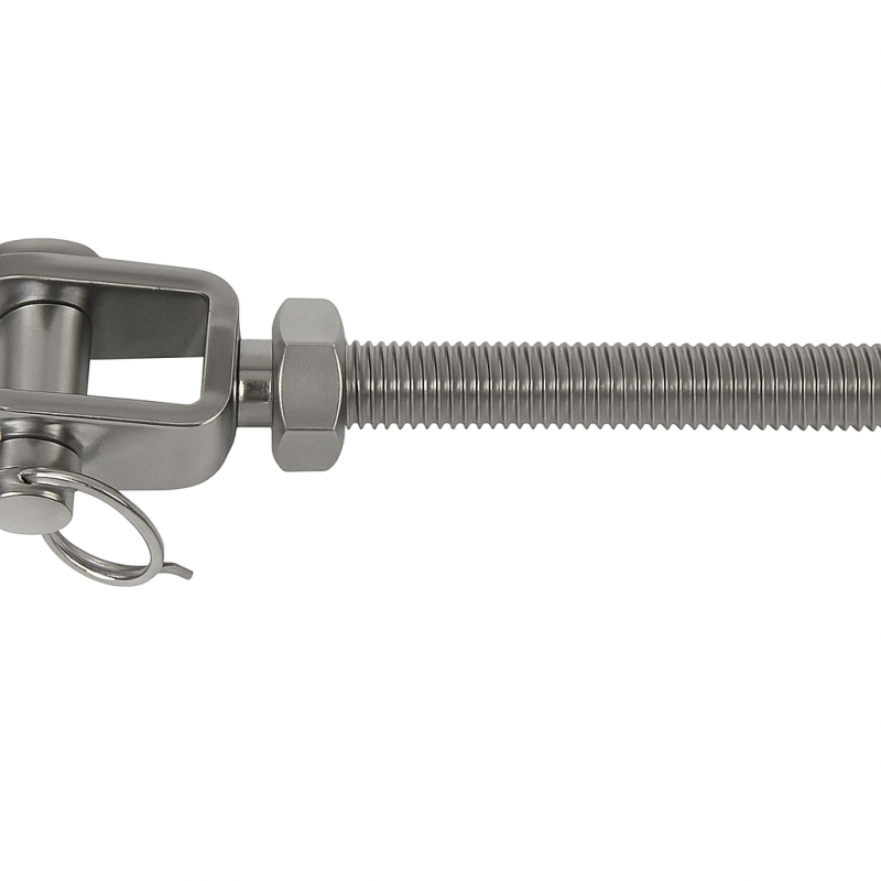 Modulær spændingstager - Rustfrit T-terminal R M14 kabel 7mm Modulær spændingstager - Rustfrit T-terminal R M14 kabel 7mm