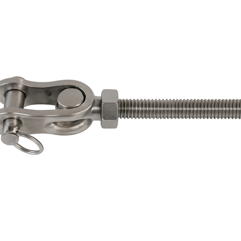 Modulær spændingstager - Rustfrit T-terminal R M14 kabel 7mm Modulær spændingstager - Rustfrit T-terminal R M14 kabel 7mm