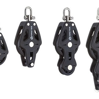 Master remskive tredobbelt med Becket & Cam Cleat 50mm op til 10mm linjer