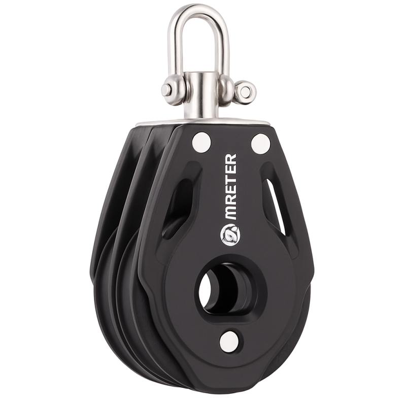 Blocaj triplă Master Windrider 29mm pentru linii de până la 8mm