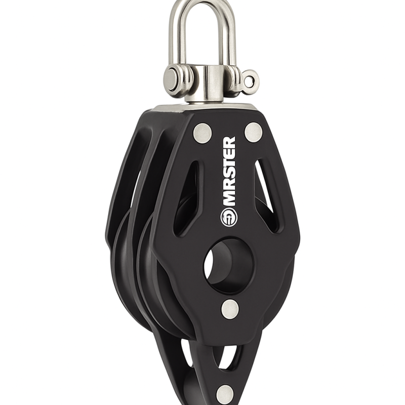 Pulley Master Windrider Dupla Becket 57mm, legfeljebb 10mm átfogókkal Pulley Master Windrider Dupla Becket 57mm, legfeljebb 10mm átfogókkal