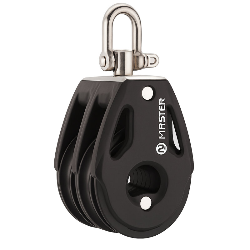 Triple Pulley Master Windrider 57mm for 10mm Lines Triple Pulley Master Windrider 57mm for 10mm Lines