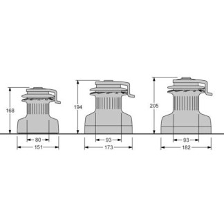 Antal XT48 Self-Tailing Winches - Dual Speed