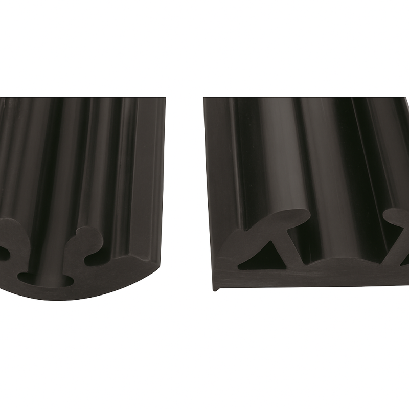 Perfil de Fendering Bino Preto 65mm x 24m