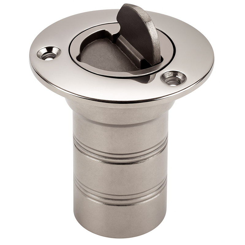 38mm Stainless Steel Deck Filler with 75mm Flange