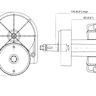 Ultraflex T85 Rotary Steering Box - White Ultraflex T85 Rotary Steering Box - White