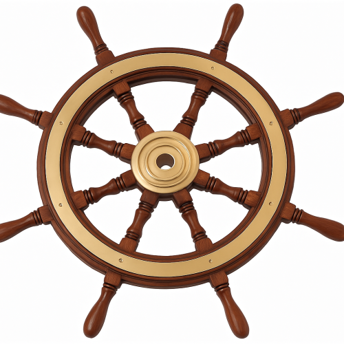 Mahogany Steering Wheel Ø600mm Mahogany Steering Wheel Ø600mm
